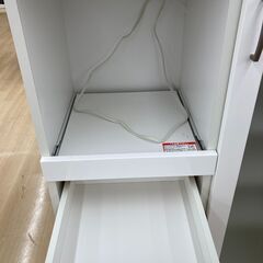 A-882【リユースのサカイ野々市店】ジモティ来店特価‼ NITORI ニトリ レンジ台 木製 ホワイト クリーニング済みの画像