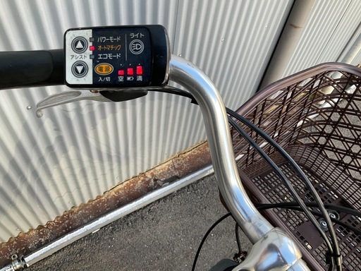 753  パナソニック新機種電動アシスト自転車viviDX26インチブラックボディー 