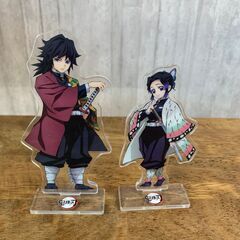 鬼滅の刃 フィギュア アクリルスタンド ステッカー セットの画像