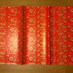 クリスマス　包装紙(ラッピングペーパー)の画像