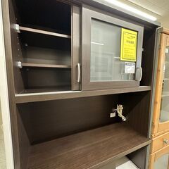 【ジャングルジャングル滋賀草津店】ジモティ来店特価!!　食器棚　ﾀﾞｰｸﾌﾞﾗｳﾝ　J-2512108の画像