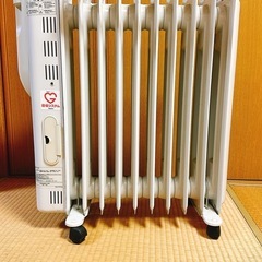 ⚠️12/30処分⚠️🉐【冬支度に🍂】Asahiオイルヒーター 1200W／タイマー＆3段階切替付き✨静音・乾燥しにくい！の画像