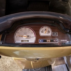 旧車 YAMAHA Salient ヤマハ サリアン CA50E（14T）実動 木目グラフィック ゴールドウッド ウインドシールド 風防付きの画像