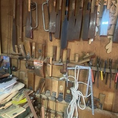 作業場解体の為備品・用具の画像