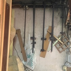 作業場解体の為備品・用具の画像