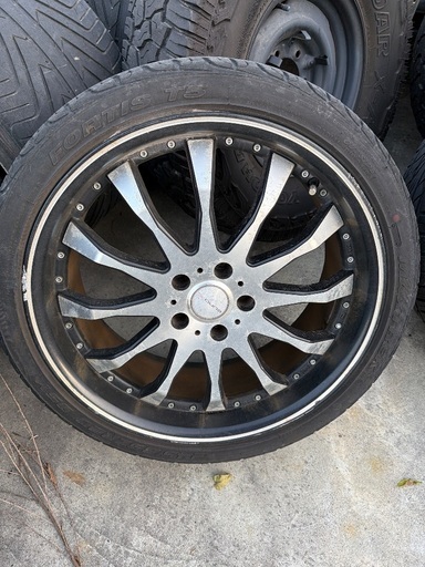 20インチホイール　タイヤ溝あり　20×8J ET42 114.3 5H