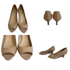 プラダ PRADA 23 サンダル オープントゥ ベージュの画像