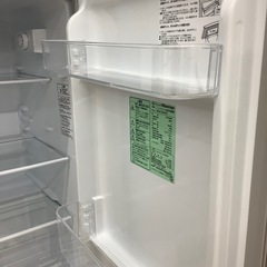 【家電1年保証付き】Hisense 2ドア冷蔵庫のご紹介です！の画像