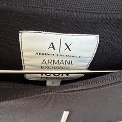 ARMANI EXCHANGE  スウェット トレーナー 黒の画像