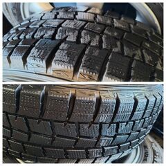 格安！スタッドレスタイヤ175/65R15 4本セット 山有り！ ダンロップ 日本製の画像