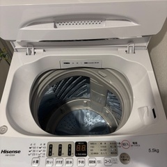 Hisense 全自動洗濯機 5.5kgの画像