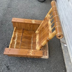 高級椅子梅里竹芸座椅子竹製 (くらし良品ストア) 我孫子町の椅子《座椅