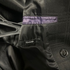 黒ブランドコートGeorgeの画像