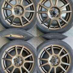 ★☆16インチホイール＋DUNLOP DIREZZA 195/50R16 4本セット☆★の画像