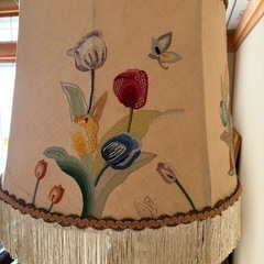 アンティーク電気スタンドの画像