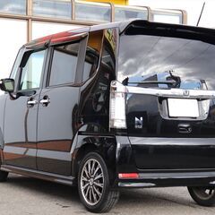 乗出し価格!! 車検2年付 Ｎ－ＢＯＸカスタム 25年式 12.8万km 修復歴無し ターボ 禁煙車 全国名変無料 諸費用コミコミ!の画像