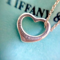 【美品、値下げ交渉⭕️】ティファニー　オープンハート　ネックレス【Tiffany】
の画像