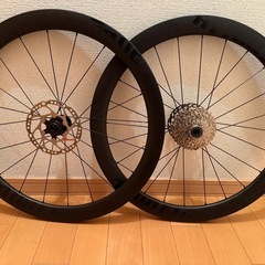 GUSTO ATTAQUE カーボンホイール スプロケ(12速11-34T)ブレーキローター付きの画像