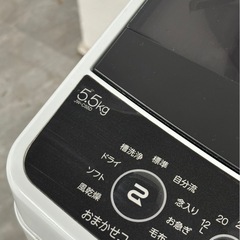 ハイアール 洗濯機 5.5kg 2020年製 JW-C55D Haier 札幌市白石区の画像