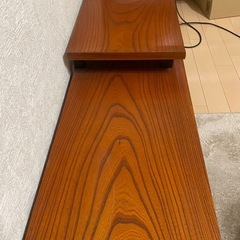 昭和レトロ 床の間飾り棚 違棚テレビ台 和モダン ローボード (くらし