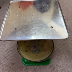 昭和レトロ 上皿はかり 30kg ペリカン便 業務用 アナログ秤の画像