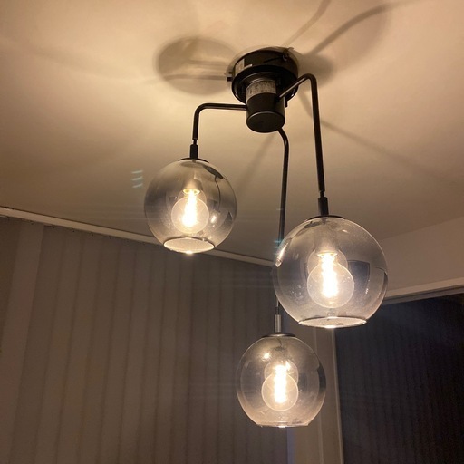 ニトリ　シーリングライト　ペンダントライト天井照明　VERRE 3T 8373011-01.jpg