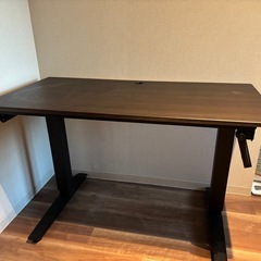 【昇降デスク】幅120✖️奥行66✖️高さ73〜122cmの画像