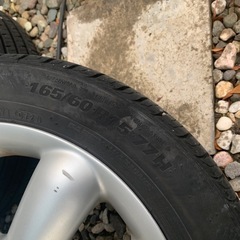 軽自動車　夏タイヤ　ホイール4本の画像
