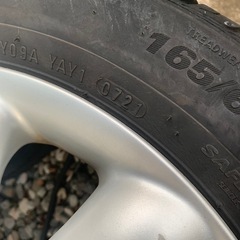 軽自動車　夏タイヤ　ホイール4本の画像