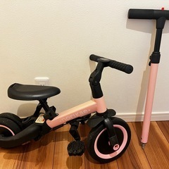 三輪車　ピンク　女の子　の画像