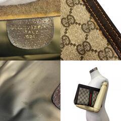 グッチ GUCCI クラッチバッグ シェリーライン GG ブラウンの画像