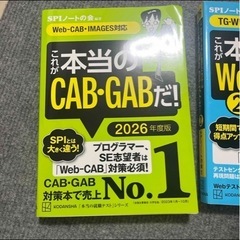 【12/19取りに来れる方】【2026年3冊セット】これが本当のＣＡＢ・ＧＡＢだ！などの画像