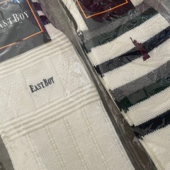 EASTBOY イーストボーイ 靴下 ソックス ホワイト 25~27cm メンズの画像