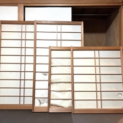 障子4枚の画像