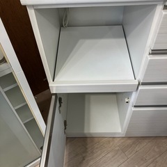 ニトリ　二枚扉レンジボードの画像