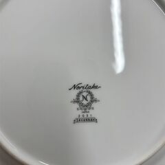 ノリタケ サバンナ プレート6枚セット 銀縁 小花柄の画像