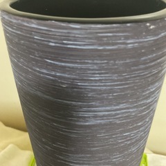 ☺️傘立て  10.5✖️h34.5cm  濃紺まだら柄  花瓶  の画像