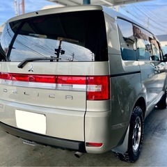 ブルバー‼️走行距離9万キロ台‼️平成19年式★三菱★デリカ★D5★Gナビパッケージ★4WD★の画像