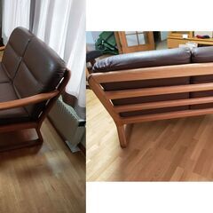 2人掛けソファdyrlundデューロンデンマーク製 (saitou2841) 札幌の