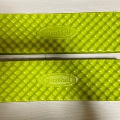 モンベル　フォームパッド150 スリーピングマット　イエロー　2個セットの画像