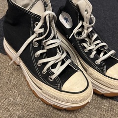 コンバース厚底スニーカー24センチの画像