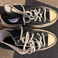 コンバース厚底スニーカー24センチの画像