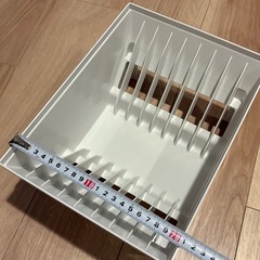 リッチェル トトノ 引き出し用 ディッシュスタンド N レギュラー & ワイド 2点セット キッチン収納の画像