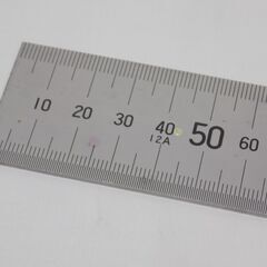 ※お引き取り先決定済み※シンワ測定　ステンレス　１ｍ直定規　１０００ｍｍ定規　若干汚れなどあり　【非対面取引です】の画像