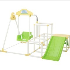 おりたたみキッズパークEX プラス ジャングルジム 室内 折りたたみ すべり台 鉄棒 ブランコの画像