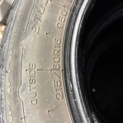 215/60R16  4本　ナンカン　　スタッドレス
の画像