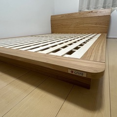 ベッドフレーム　ダブル　すのこ　Granz の画像