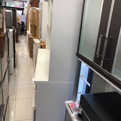 【直接引き取り限定】高橋木工 食器棚 160オープン 上台 モイス仕様 062052の画像