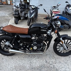 レオンアート　ベッセル125 低走行　カフェレーサー風　小型ミッション　原付2種の画像