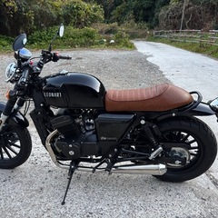 レオンアート　ベッセル125 低走行　カフェレーサー風　小型ミッション　原付2種の画像